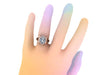 Unique Engagement Ring Oval Moissanite Engagement Ring Heart Engagment Ring Diamond Valentine's Gift Marriage Brilliant Wedding Ring - V1137