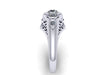 Forever Brilliant Moissanite Engagement Ring Vintage Engagement Ring Diamond Ring Filigree Design 14k Rose Gold Bridal Ring Wedding - V1145
