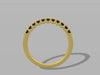 Diamond Wedding Band Matching Ring 14K Yellow Gold Band Fine Jewelry Bridal Set Stackable Rings Genuine Diamond Wedding Band Jewels- V1034