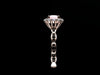 Classic Morganite Engagement Ring Bridal Ring 14K Rose Gold 6.5mm Round Cut Peachy Pink Morganite Center Gemstone Unique Engagement - V1062