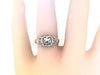 Forever One Moissanite Engagement Ring 14k Rose Gold Ring Statement Ring Flower Engagement Ring Unique Etsy Jewellery Bridal Jewelry - V1070