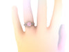 Morganite Engagement Ring 14K Rose Gold Engagement Ring Diamond Engagement Ring Fine Jewelry Valentine's Birthday Gift Women's Jewelry-V1081