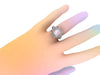 Cushion Cut Morganite Engagement Ring Diamond Wedding Ring 14K Rose Gold Ring with 9x9mm Morganite Center Gemstone Engagement Ring - V1096