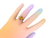 10x8mm Cushion Cut Citrine Solitaire Engagement Ring 14K Yellow Gold Wedding Ring Marraige Bridal Fine Jewelry Elegant Gemstone rings -V1131