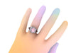 Unique Morganite Engagement Ring Diamond Valentine's Gift Heart Engagment Ring 14k White Gold Engagemetn Ring Bridal Rings Etsy Rings- V1137