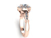 Victorian Engagement Ring Moissanite Engagement Ring 14k Rose Gold Bridal Jewelry Diamond Engagement Ring Valentine's Gift Etsy Rings-V1140