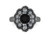 Black Diamond Engagement Ring Mothers Day Gift Wedding Ring 14k Black Gold Bridal Ring Jewelry Vintage Rings Etsy Original Jewellery -V1141